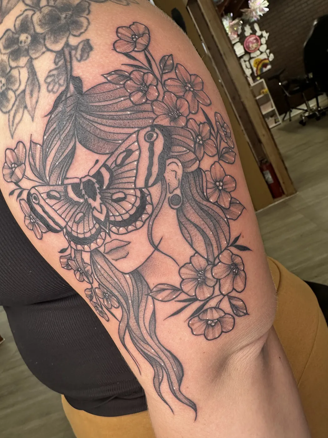 Black and grey tattoo by Ireland Bower, 2 of 6