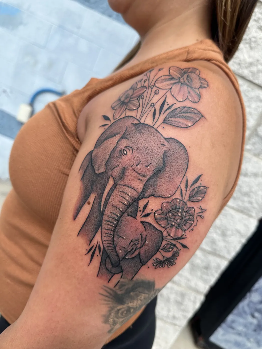 Black and grey tattoo by Ireland Bower, 5 of 6