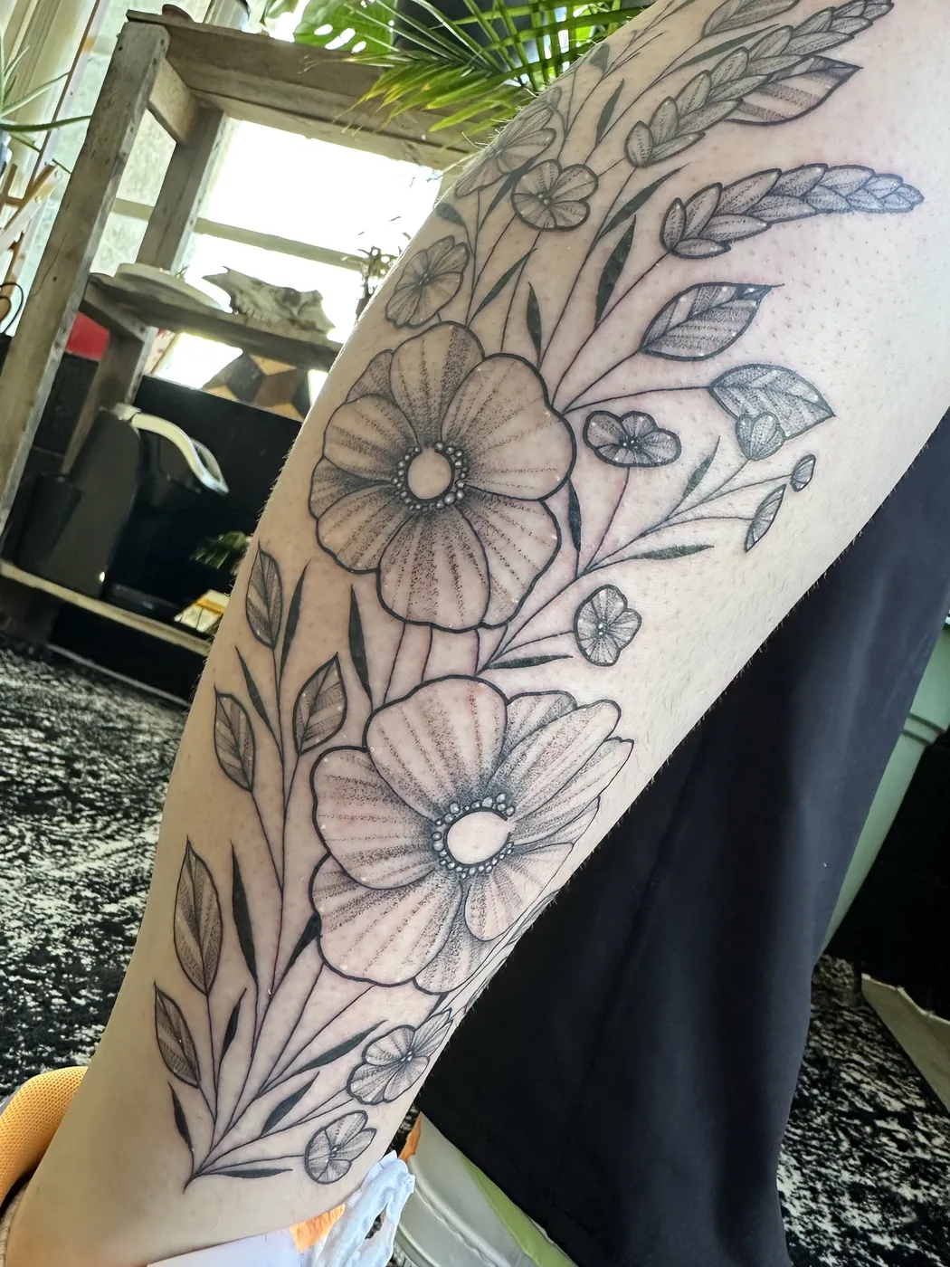 Black and grey tattoo by Ireland Bower, 6 of 6